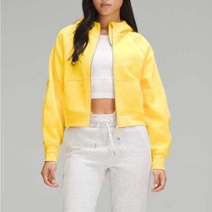 Lululemon scuba oversized full zip hoodie utility yellow